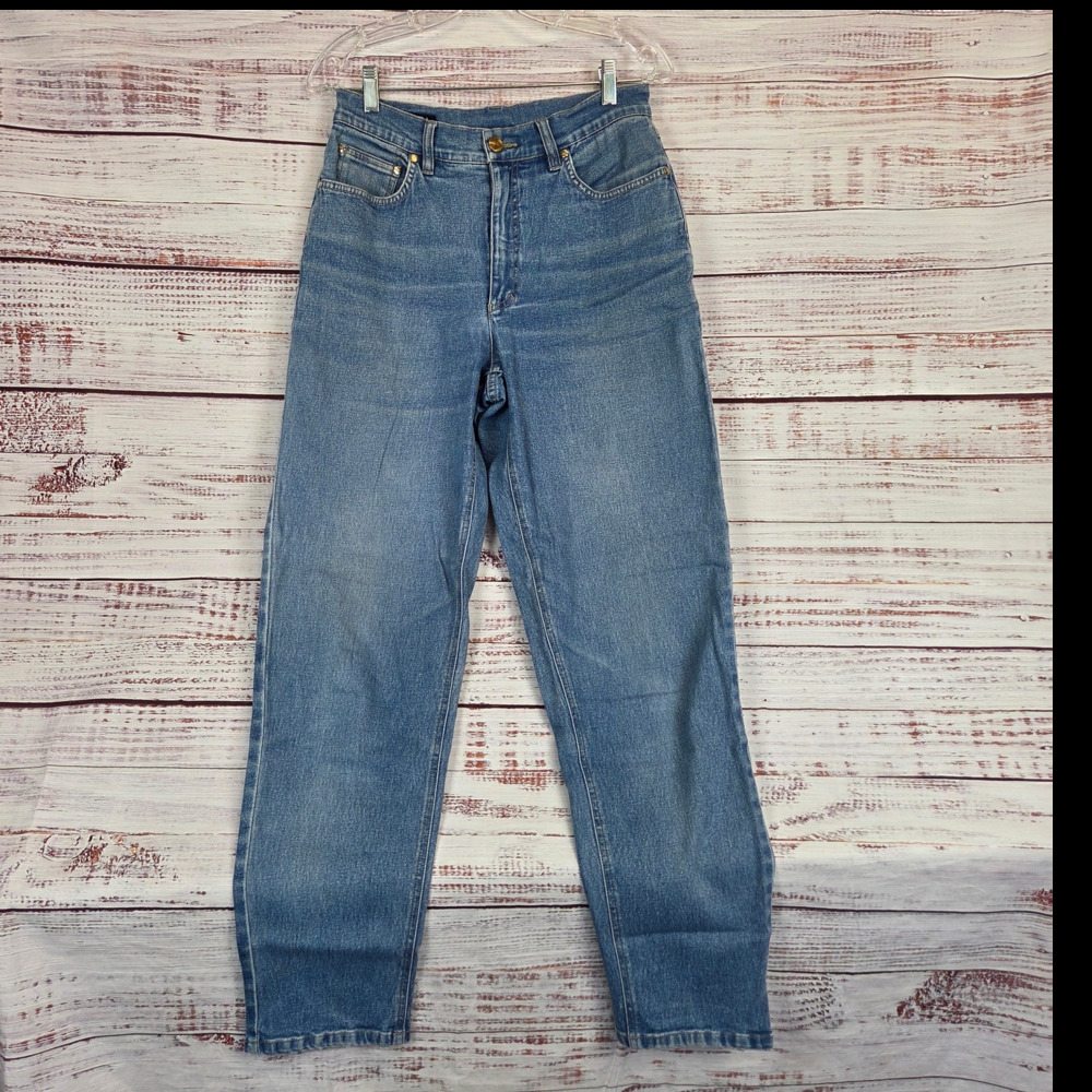 Escada Sport Womens Barrel Jeans 6 (US) 36(EU) High Rise Medium Wash Taper Denim
